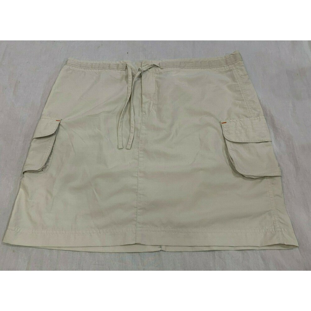 COLUMBIA WOMENS NYLON CARGO UNLINED SKIRT SIZE L